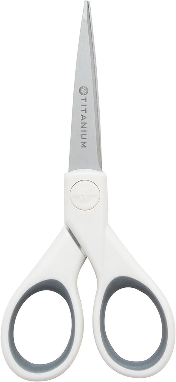 Micro-Tip Fabric Scissors with Titanium-Bonded Blades - Ideal for Crafting, Sewing, and More